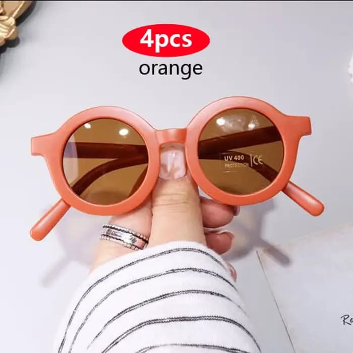 Lunettes de soleil rondes mignonnes pour enfants