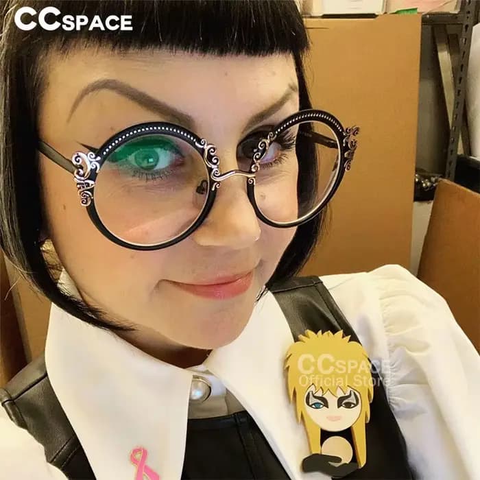 Lunettes optiques rondes en métal pour femmes
