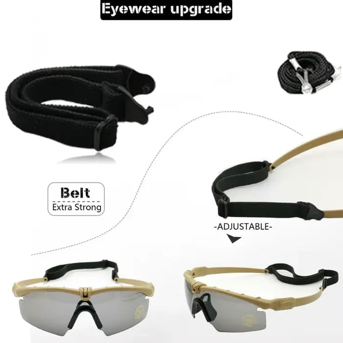 Twtryway-Lunettes de soleil tactiques photochromiques M 3.0 Strike
