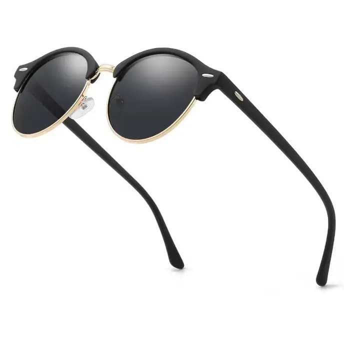 Lunettes de soleil polarisées rondes classiques pour hommes et femmes