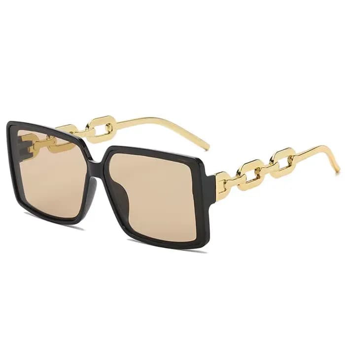 Lunettes de soleil personnalisées à chaîne Hip-hop