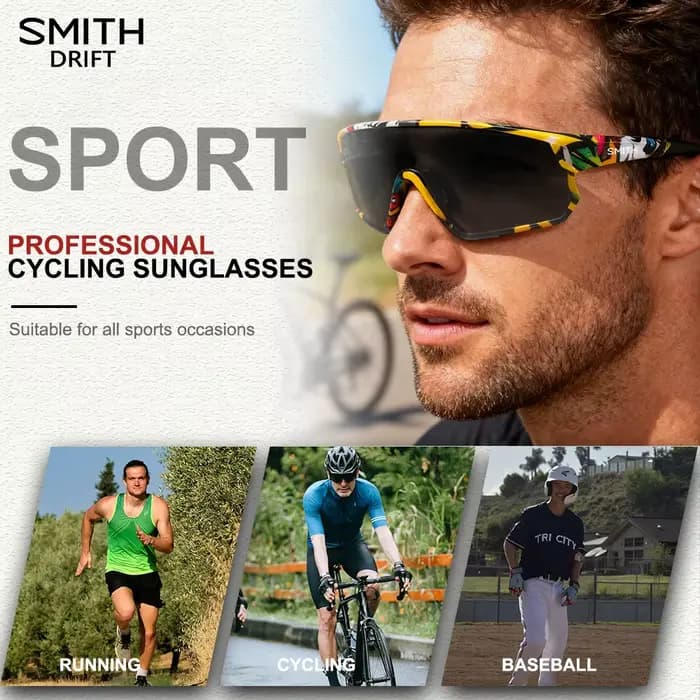 SMITH lunettes de sport polarisées