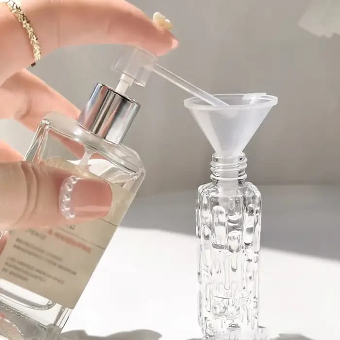 Flcopropriété vaporisateur de parfum en verre, ligne en aluminium, pulvérisateur de brouillard, tête de distributeur de parfum, bouteille africaine de voyage, 10ml, 1 pièce