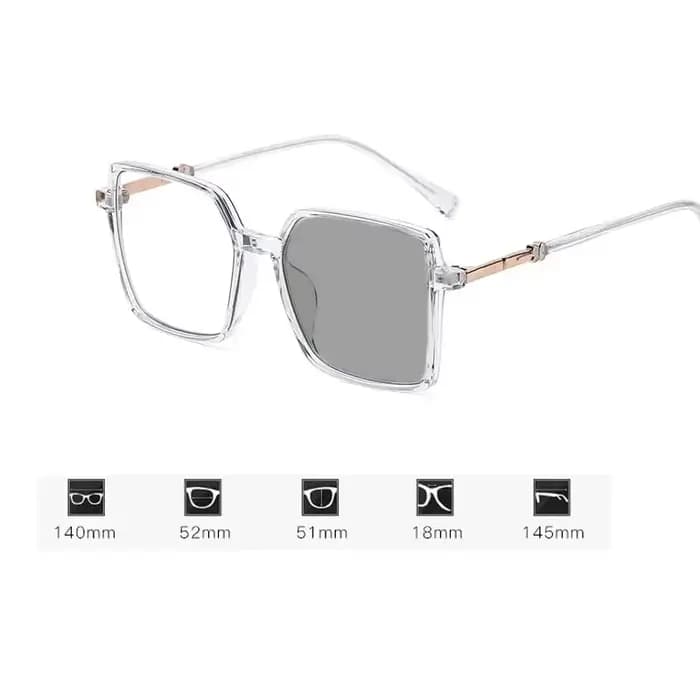 Lunettes photochromiques de luxe Design papillon