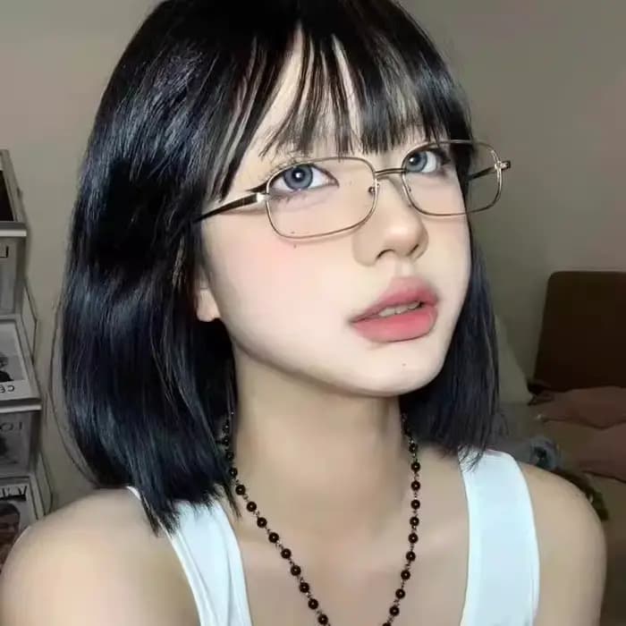 Y2K argent Vintage métal cadre étroit petites lunettes carrées mode Harajuku