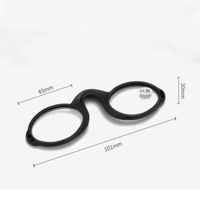 Mini lunettes de lecture avec étui, pince antarctique, unisexe, + 1.5 ~ + 3.0