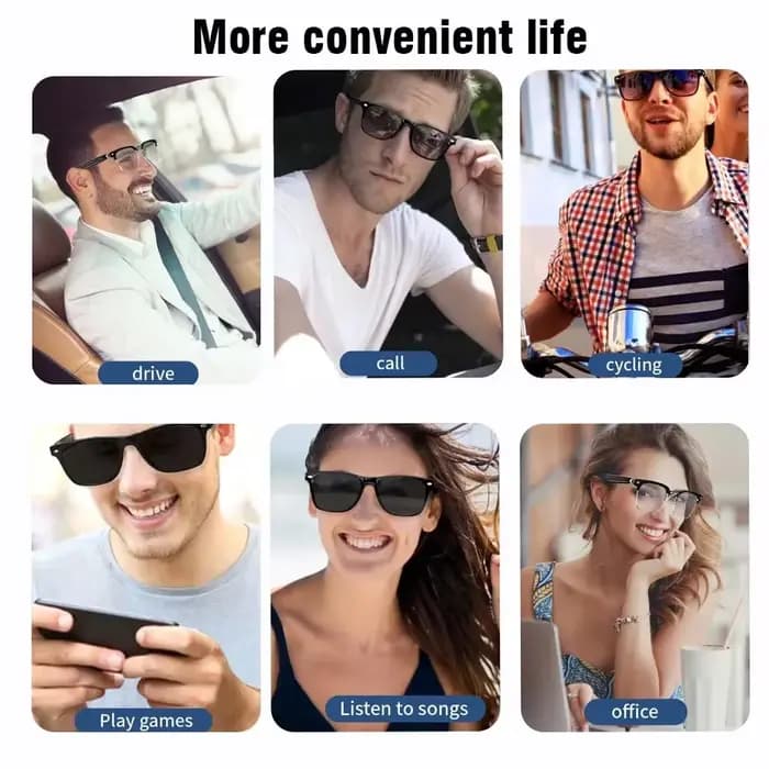 SZTZX hommes Bluetooth myopie intelligente lunettes de Prescription appel musique contrôle