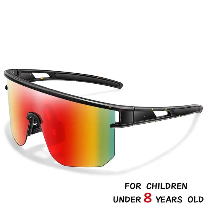 Lunettes de soleil de cyclisme pour enfants de 3 à 8 ans