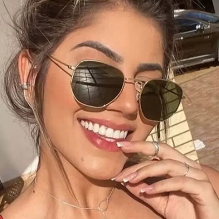 Lunettes de soleil hexagonales polarisées pour hommes et femmes