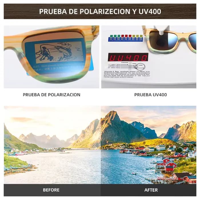 GM Skateboard bois bambou lunettes de soleil polarisées pour femmes hommes nouvelle marque concepteur
