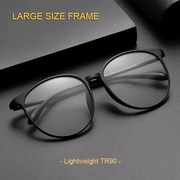 Monture de lunettes ronde surdimensionnée de 150mm pour hommes et femmes