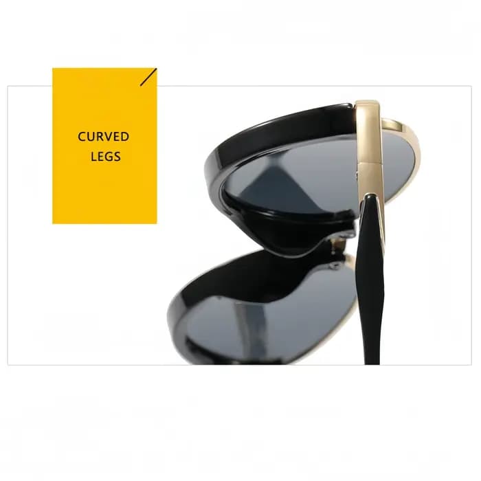 Lunettes œil de chat en métal à petite monture tendance pour femmes européennes et américaines