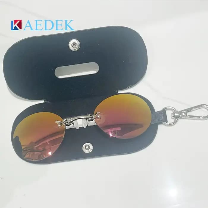 KAEDEK pince sur nez lunettes rondes sans monture matrice Morpheus