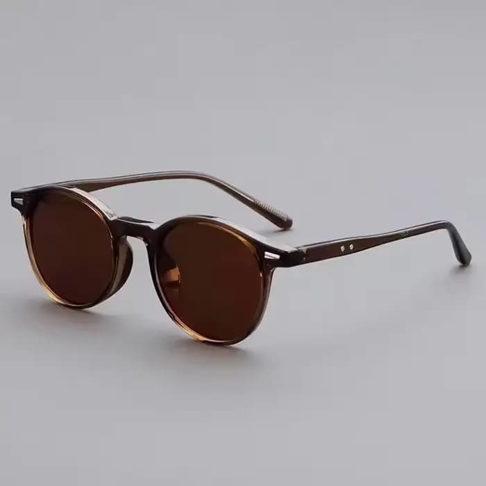 Lunettes de soleil rondes vintage pour femmes et hommes