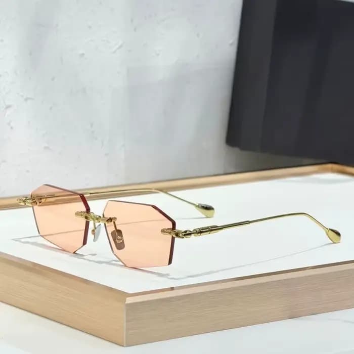 KUB Nouvelle Masque H63 Marque allemande Lunettes de soleil de luxe tendance pour femmes Alliage ovale