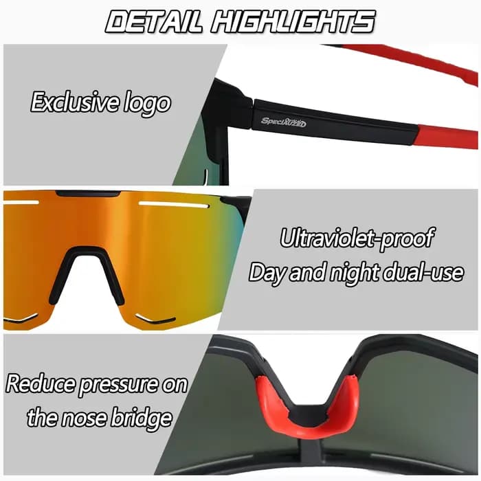 Lunettes de soleil de cyclisme hommes femmes VTT