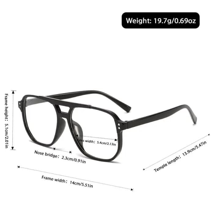 Lunettes de lecture rétro européennes et américaines unisexes