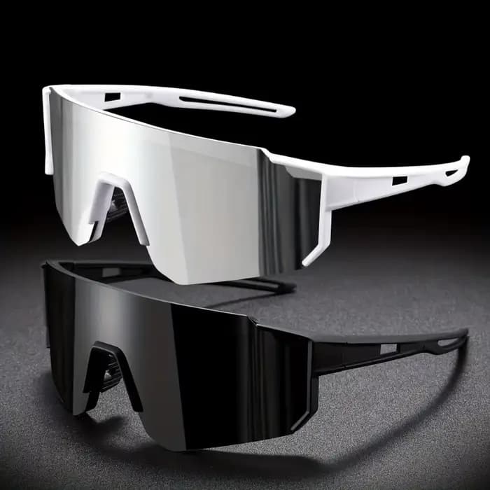 1 paire de lunettes colorées à grande monture