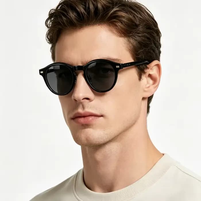 LOERHUNAR Nouveauté : Lunettes de soleil rétro rondes pour hommes et femmes