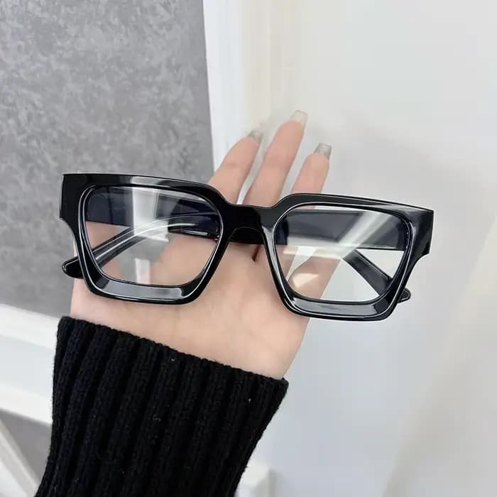 Lunettes carrées décontractées pour femmes et hommes