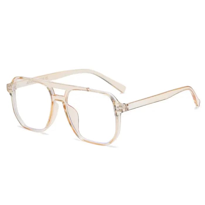 Monture de lunettes transparente pour ordinateur