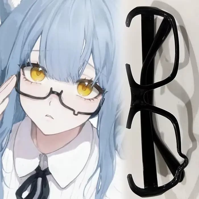 Lunettes demi-monture à la mode avec larmes