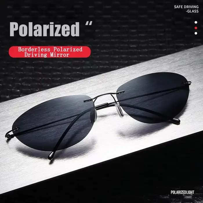 Lunettes de soleil polarisées classiques style Agent Smith pour hommes