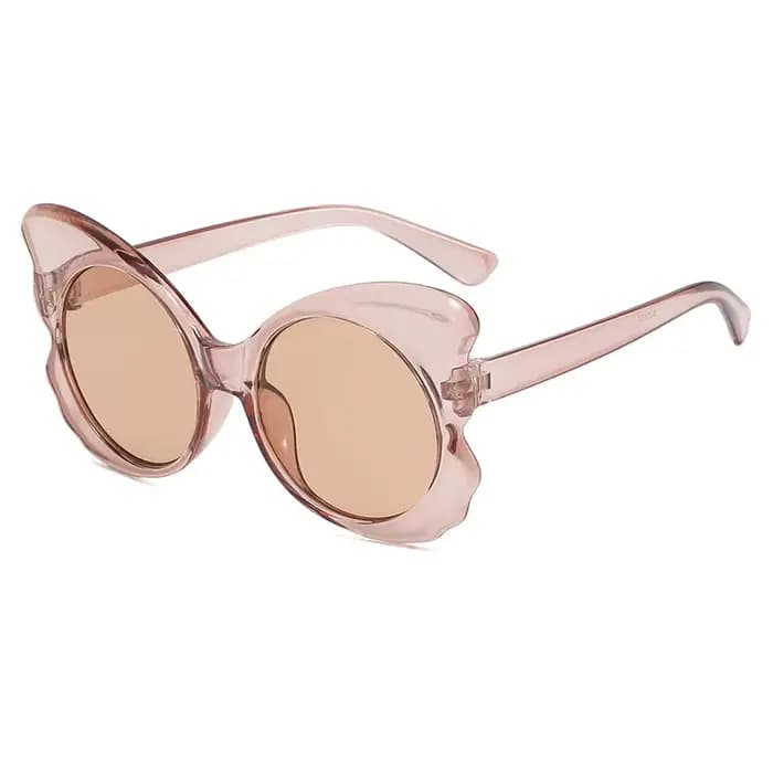 Lunettes de soleil papillon exagérées pour femmes