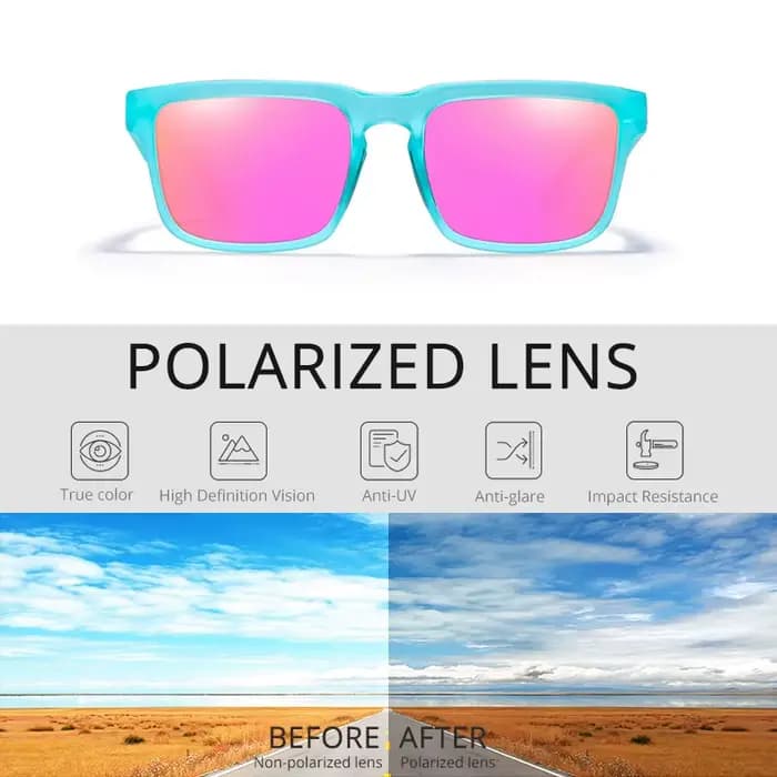 Lunettes de soleil polarisées Kdeam 2025 pour hommes et femmes