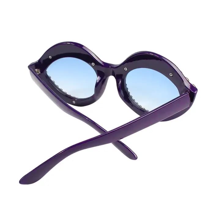 Lunettes de soleil avec biscuits rouges pour femmes