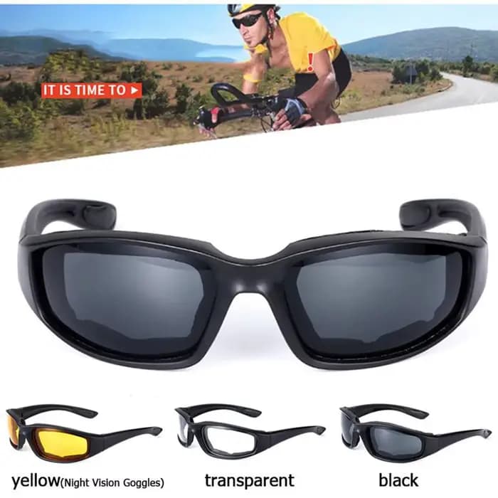 Lunettes de mode CS Protection contre les chocs pare-brise tactique cyclisme sport