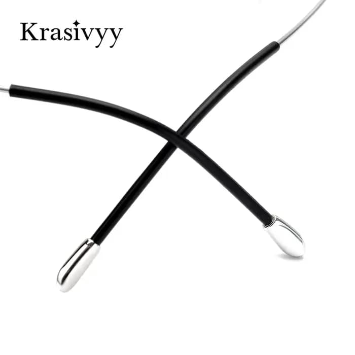 Krasivyy rond sans monture lunettes cadre hommes ultraléger myopie Prescription