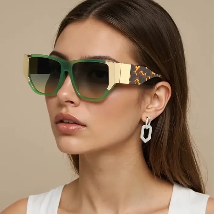 Lunettes de soleil colorées à la mode pour femmes et hommes