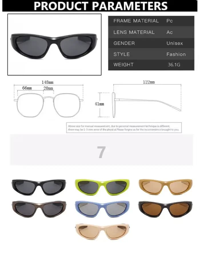 Lunettes de soleil vintage Y2K punk œil de chat pour femme