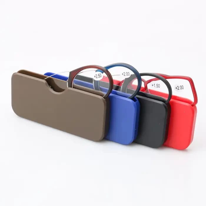 Lunettes de lecture portables à clipser avec étui