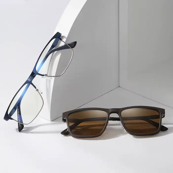 Lunettes de lecture magnétiques à clipser pour hommes