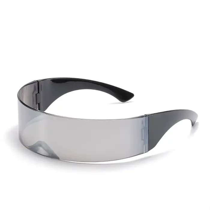 Future Cyberpunk Lunettes De Soleil Sans Monture Rétro