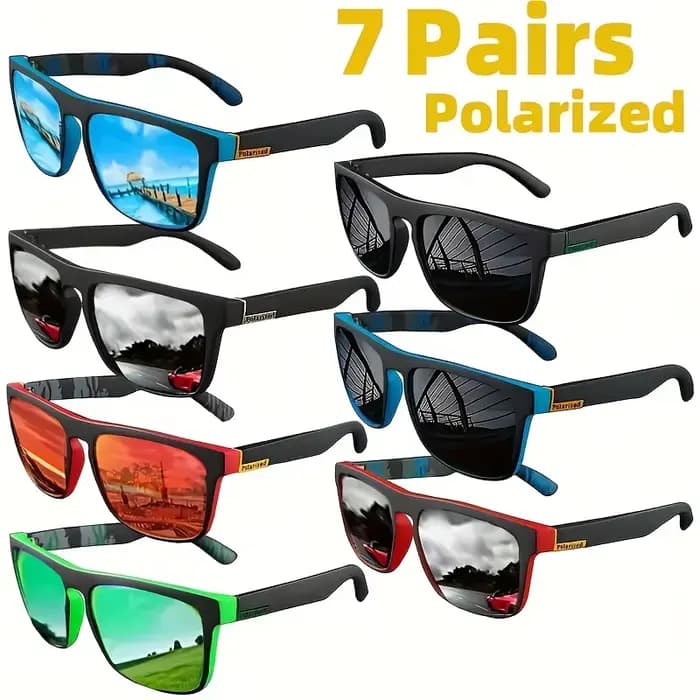 Lunettes de soleil polarisées carrées
