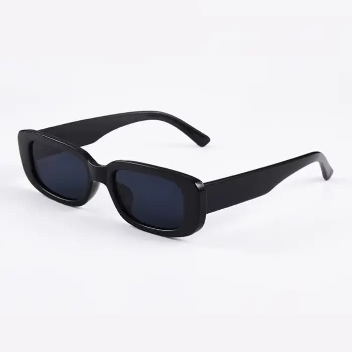 Lunettes de soleil rectangulaires blanches élégantes