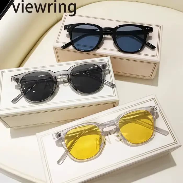 Viewring – lunettes de soleil carrées vintage pour hommes et femmes