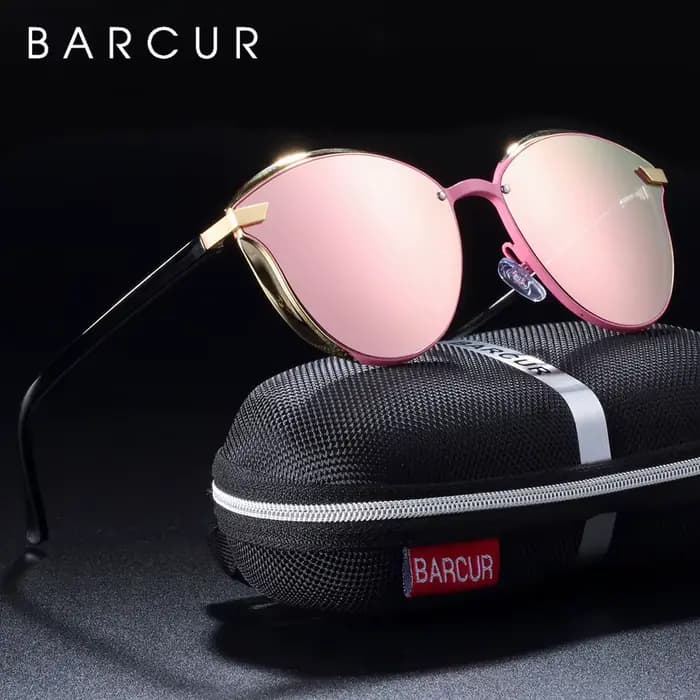 Lunettes de soleil polarisées de luxe BARCUR femmes