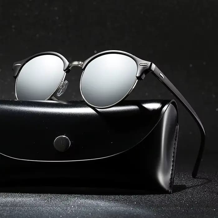 Lunettes de soleil polarisées rondes classiques pour hommes et femmes