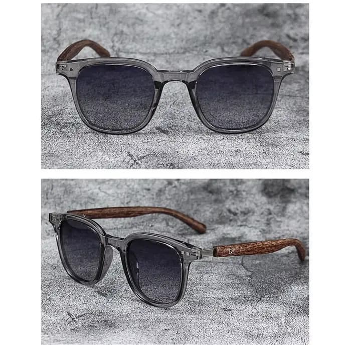 ChimRetro-Lunettes de soleil Mars en bois pour hommes et femmes