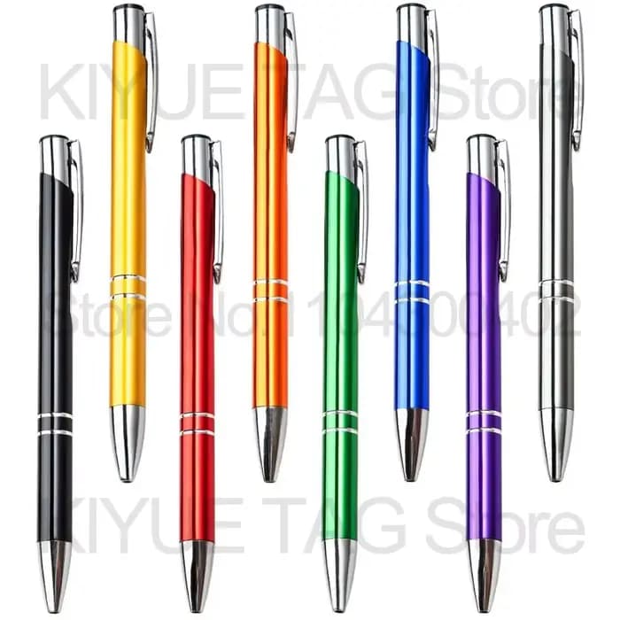 En gros 100 50 20 pièces graveur Laser personnalisé Logo stylo à bille créatif école d'affaires anniversaire mariage petit cadeau