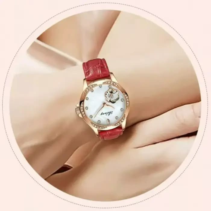 Montre mécanique automatique pour femme AILANG, montre de luxe squelette avec lunette sertie de diamants, étanche, élégante et tendance, idéale pour un cadeau