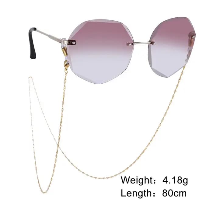 Skyrim JOGold-Lunettes de soleil ondulées pour femmes