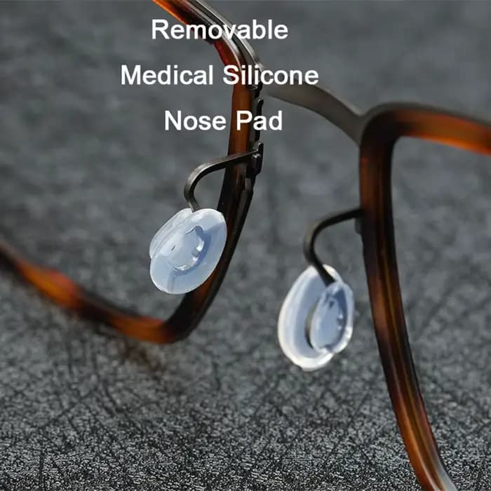 Marque de luxe Design sans vis 150 m de longueur lunettes cadre ultraléger pur titane Rectangle grandes