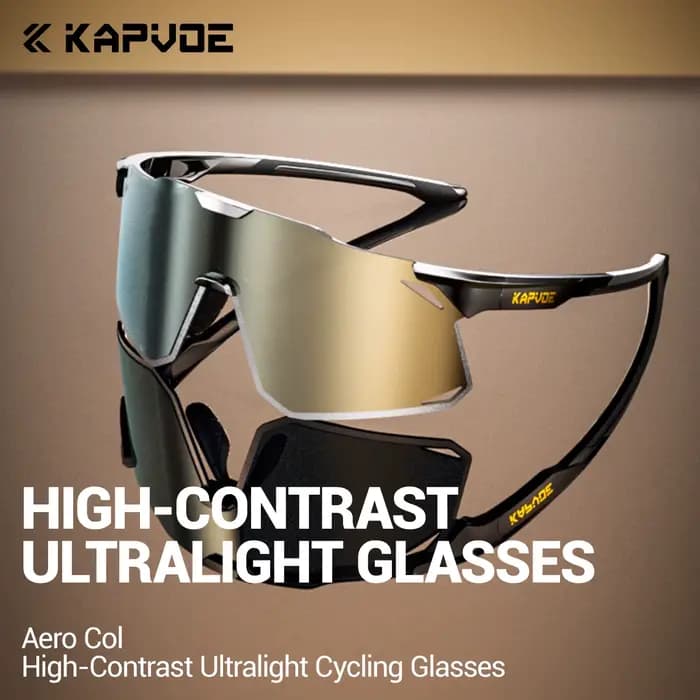 KAPVOE HD lentille lunettes de cyclisme en plein air vélo course