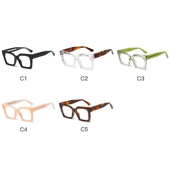 Lunettes de Lecture Élégantes Vertes et Claires pour Femme