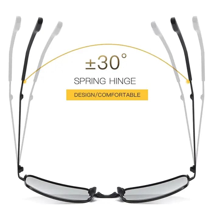 AORON – lunettes de soleil polarisées pliantes pour hommes et femmes